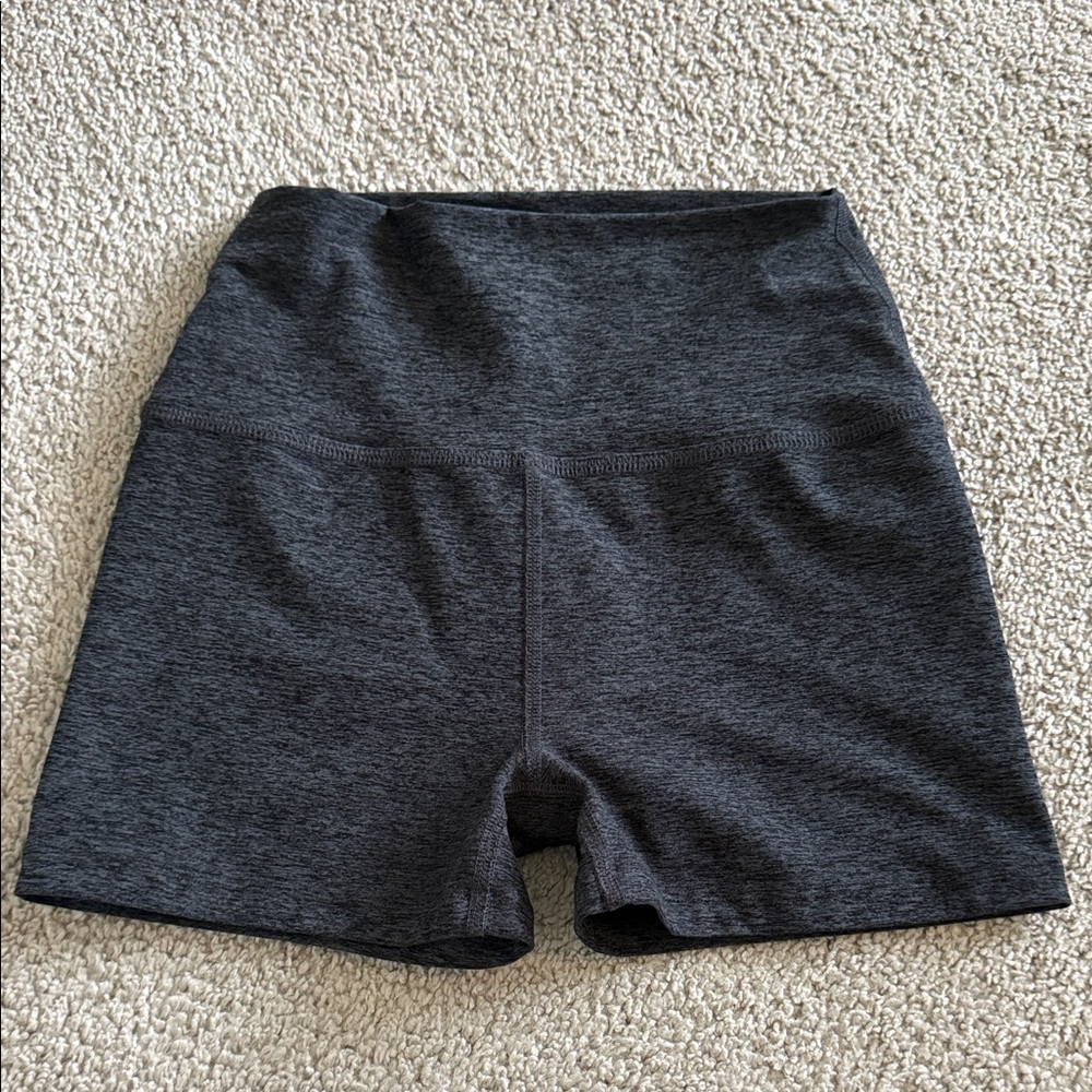 Beyond Yoga Charcoal Bike Shorts